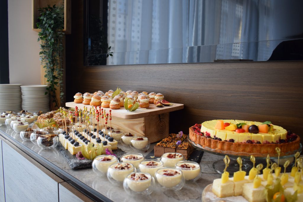 Dessert table for a conference